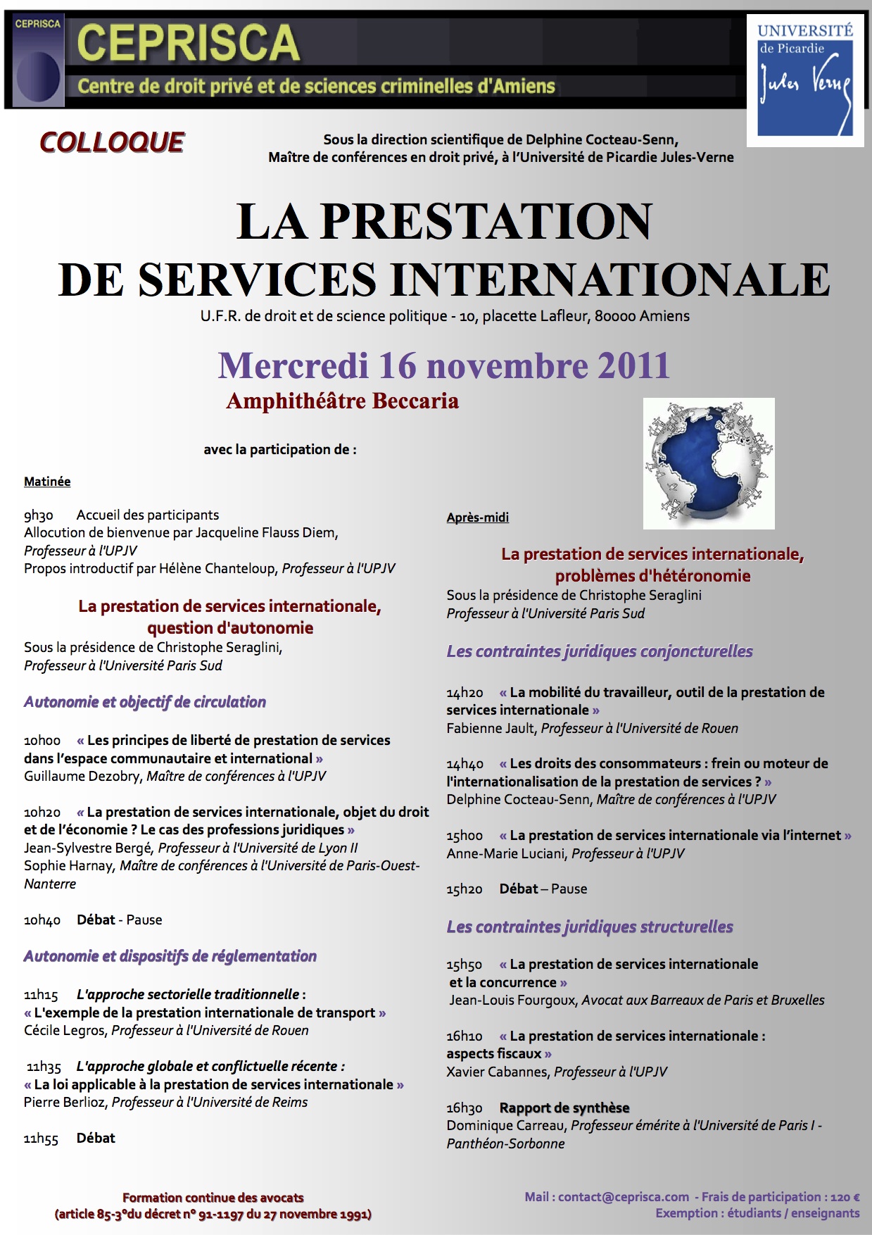 CEPRISCA-_La_Prestation_de_Services_internationale-16_novembre_2011